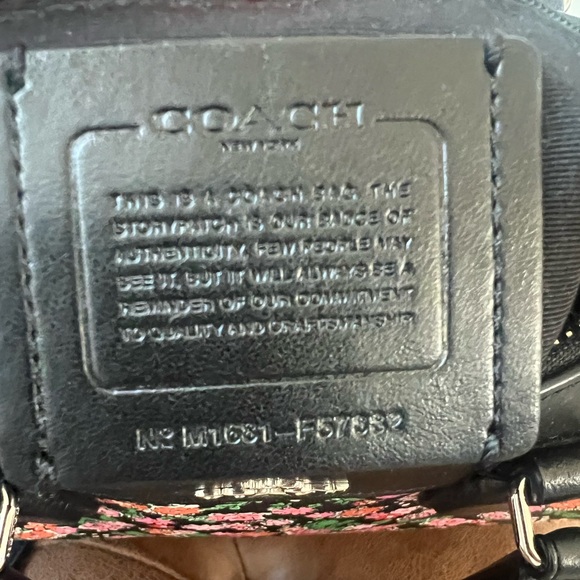 Coach Mini Bennett Satchel In Posey Cluster Floral Print - Picture 2 of 9